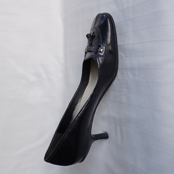 Enzo Angiolini "Greeley" Leather Square Toe Pump- Sz. 8 - Picture 5 of 11